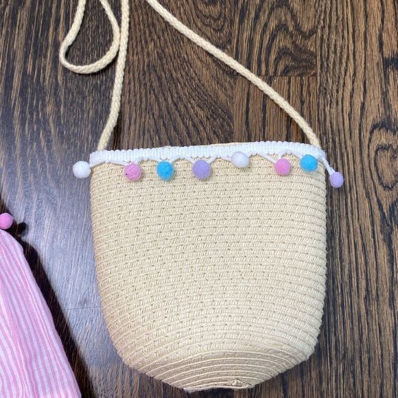 NWT Tommy Bahama Seersucker and PomPom Ball Dress size 4 - Picture 6 of 7